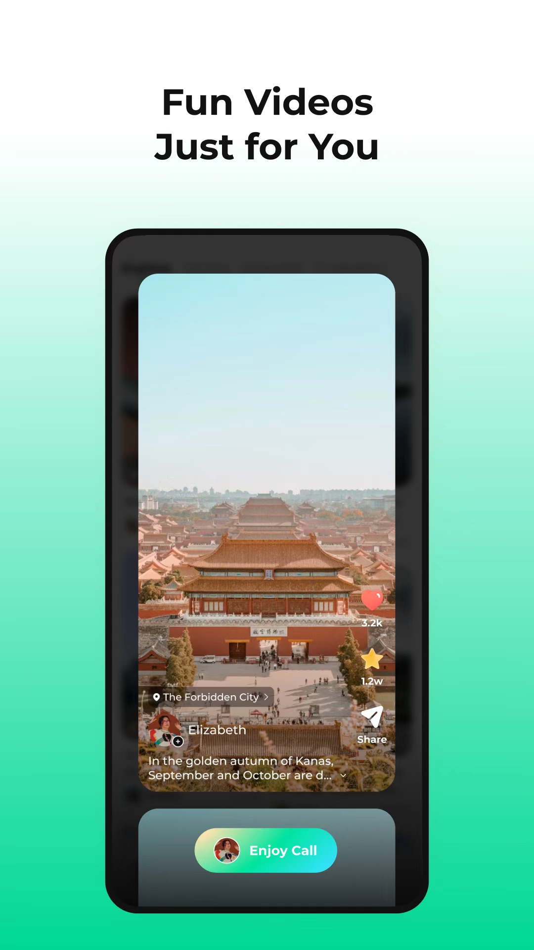 DLens profile screen