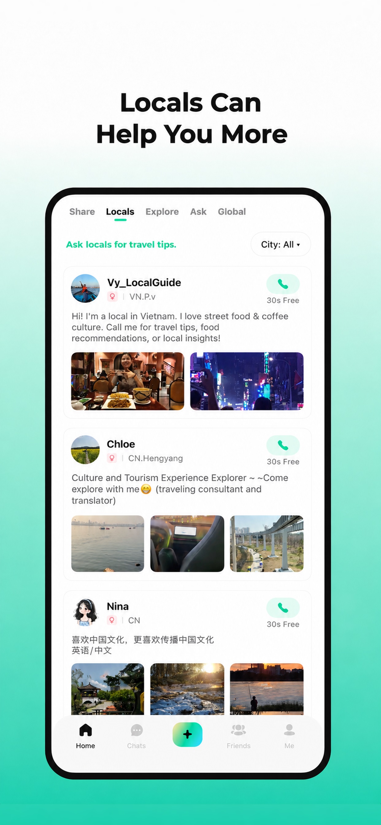 DLens local culture screen